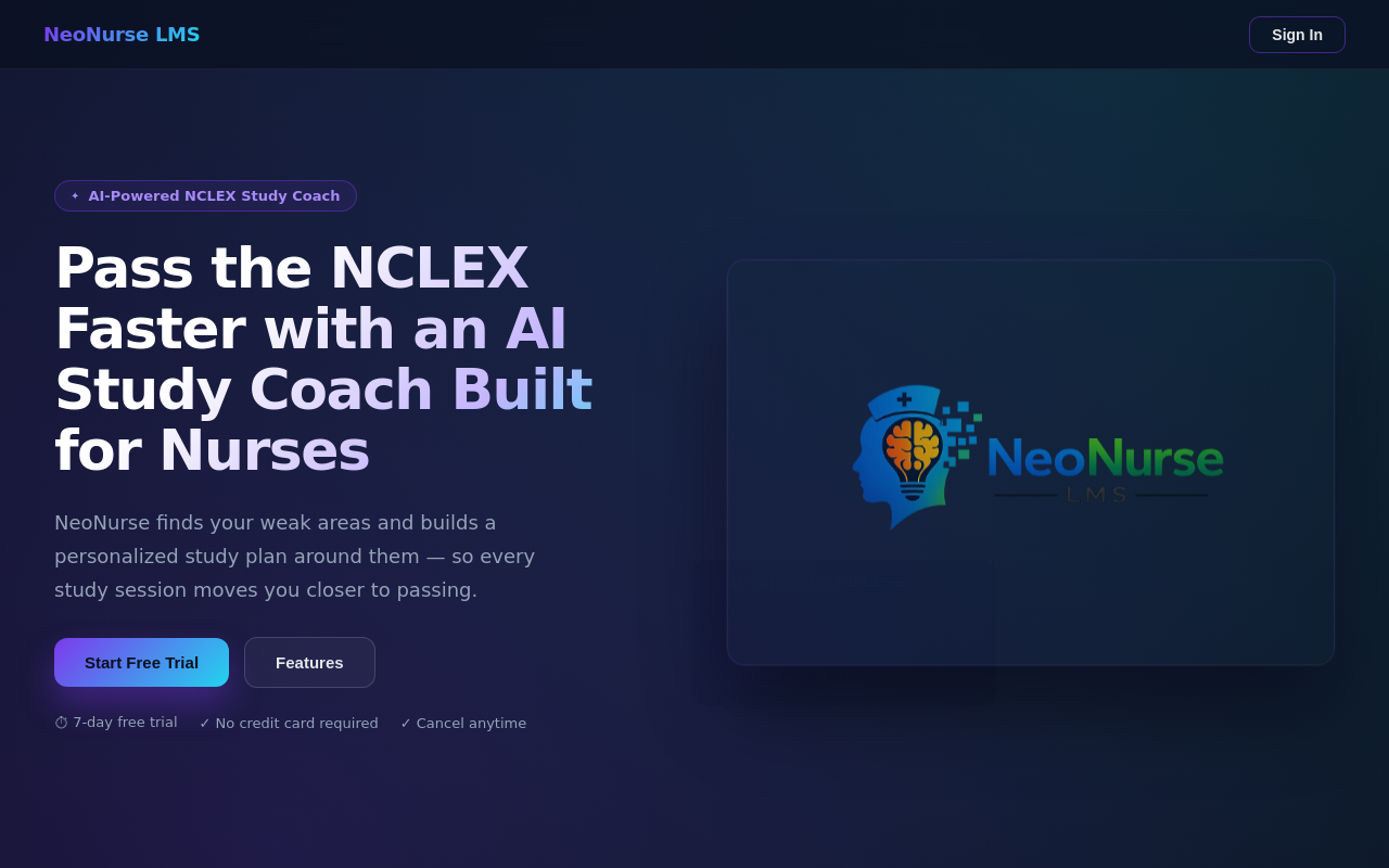 NeoNurse LMS preview